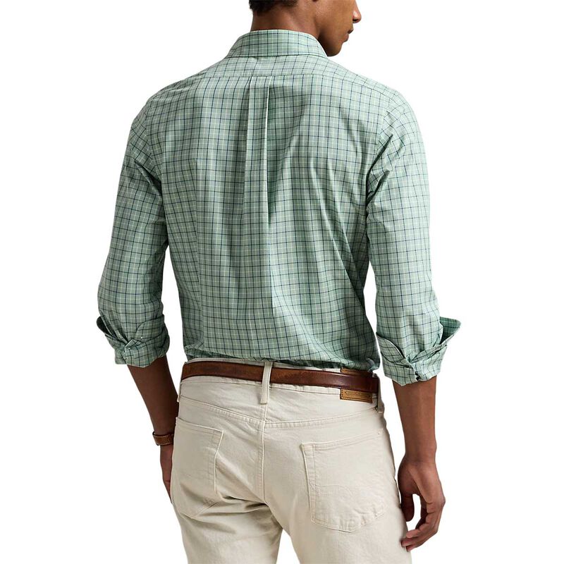 Polo Ralph Lauren Custom Fit Checked Stretch Poplin Shirt image number 1